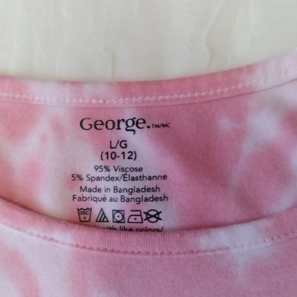 George T-shirt s L( 10-12 ) and H&M jeggings - Picture 2 of 5